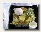 A really, really good tempura bento box from Himeji station, with a perfectly cooked semi soft boiled egg. They must spin the eggs as they're boiling. IMG_6860